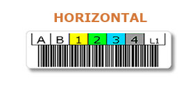 LTO Ultrium-1 Tape Cartridge Barcode Label, Qty: 20 labels per sheet